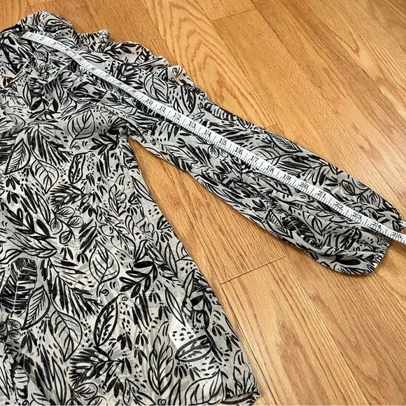 Zara Printed Ruffle Blouse - Picture 8 of 10